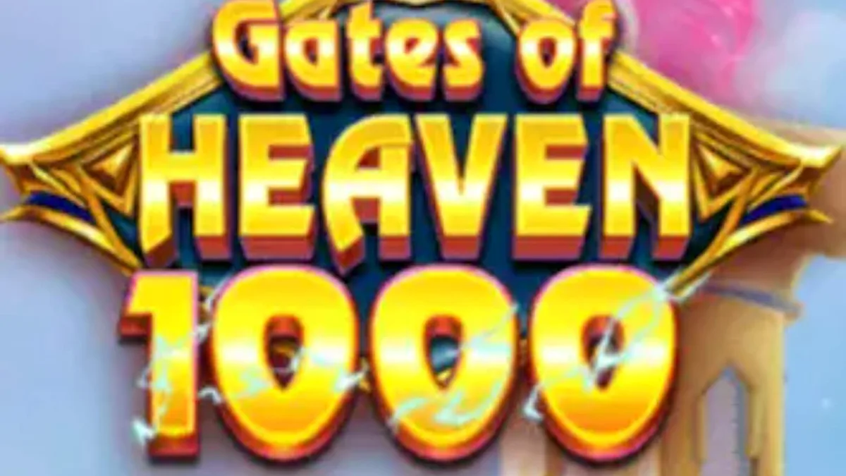 Tampilan visual slot Gates of Heaven 1000 dengan tema mitologi Yunani